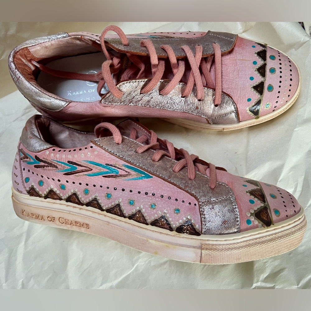 NEW Karma of Charme Naïf leather sneaker size 40